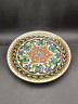 Тарелка декоративная винтажная с традиционным ярким узором, керамика, 22 см, Турция, 1970-80гг.