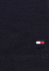 Tommy Hilfiger SLIM GLOBAL STRIPE C-NK SS Basic T-shirt desert sky SLIM GLOBAL STRIPE C-NK SS — базовая футболка небо пустыни