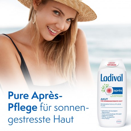 Ladival Akut Apres Pflege Beruhigungs-Fluid  Успокаивающий флюид Acute apres care