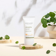 Mary May CICA Soothing Sun Cream SPF50+ PA++++ Успокаивающий солнцезащитный крем CICA SPF50+ PA++++