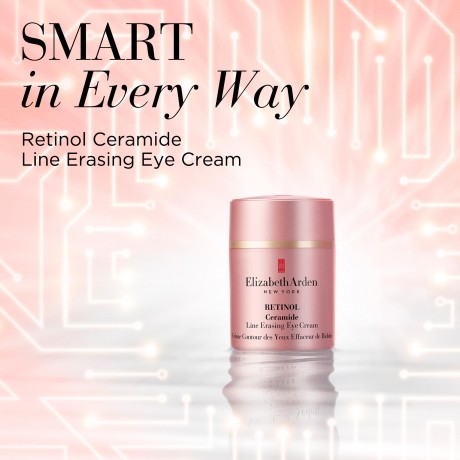 Elizabeth Arden Ceramide Retinol Line Erasing Eye Cream, Элизабет Арден Крем для области вокруг глаз с церамидами и ретинолом, 15мл