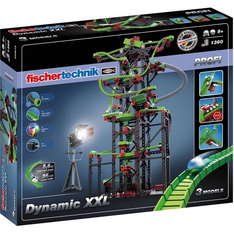fischertechnik PROFI Kugelbahn Dynamic XXL PROFI Marble Run Dynamic XXL