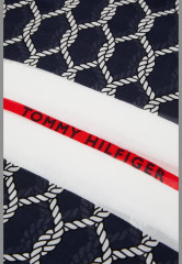 Tommy Hilfiger COAST SCARF Scarf space blue mix ПОБЕРЕЖНЫЙ ШАРФ Шарф космический синий микс