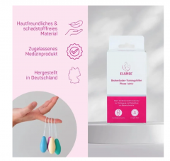 Elanee Beckenboden-Trainingshilfen Phase I aktiv Тренажер для мышц тазового дна, набор 4 шт, упражнения Кегеля, послеродовое восстановление, при недержании мочи, Германия