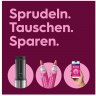 SodaStream CRYSTAL 3.0 Upgrader Pack, Аппарат для газирования воды, 3 стеклянные бутылки 0,7 л + 2 CO баллона, домашняя газированная вода, премиум дизайн