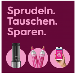 SodaStream CRYSTAL 3.0 Upgrader Pack, Аппарат для газирования воды, 3 стеклянные бутылки 0,7 л + 2 CO баллона, домашняя газированная вода, премиум дизайн