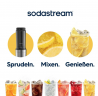 SodaStream CRYSTAL 3.0 Upgrader Pack, Аппарат для газирования воды, 3 стеклянные бутылки 0,7 л + 2 CO баллона, домашняя газированная вода, премиум дизайн