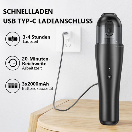 MOUTEN MOUTEN Akku-Hand-und Stielstaubsauger Handstaubsauger-Batterien fur Zuhause/Buro/Auto/Tierhaare Беспроводной ручной пылесос MOUTEN, ручной пылесос с батарейками для дома/офиса/автомобиля/волос домашних животных