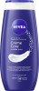 NIVEA Pflegedusche Creme Care, 250 ml, Нивеа Крем гель для душа с классическим ароматом NIVEA, миндальное и виноградное масло, витамины C и E, 250 мл