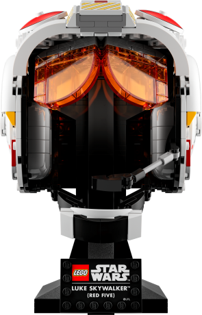 Lego Helm von Luke Skywalker (Rot Funf) Шлем Люка Скайуокера (Красная пятерка)