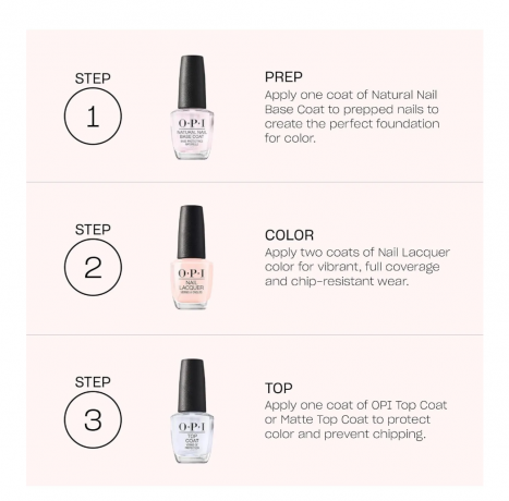OPI Nail Lacquer Bubble Bath, 15ml, Лак для ногтей Bubble Bath (США), насыщенный цвет и безупречный блеск, стойкость до 7 дней, 15мл