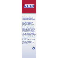 SOS Lause-Shampoo, 100 ml, SOS Шампунь от вшей, с натуральным действующим веществом, без химических инсектицидов, 100 мл