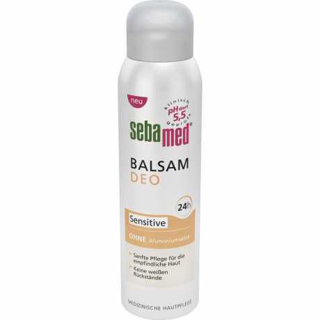 SEBAMED Balsam Deo Sensitive Deospray, 150 ml, Себамед Дезодорант-спрей для чувствительной кожи, без алюминия, 150 мл