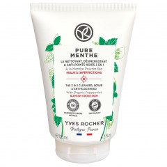 Yves Rocher Pure Menthe 3 in 1 Reinigung Peeling Anti-Mitesser  Pure Menthe 3 в 1 чистка-пилинг-против черных точек