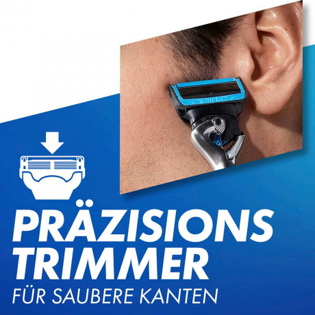 GILLETTE Rasierklingen, ProShield Chill, 4 St, Джилетт Сменные кассеты ProShield Chill с охлаждающим эффектом, 4 шт.