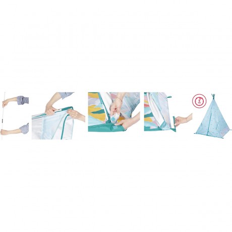 badabulle Indianerzelt fur Kinder Индийская палатка для детей