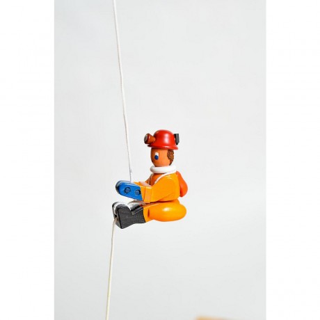 Holzspielzeug Kletterfigur Hohlenforscher Деревянная игрушечная скалолазная фигурка спелеолога