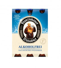 Пиво безалкогольное Franziskaner Пшеничное, 6 х 0,33л, Германия