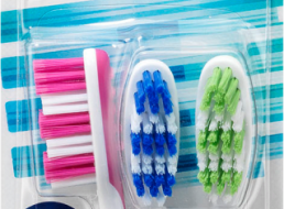 Dontodent Zahnbürste hoch-tief mittel 3st, Донтодент Набор зубных щеток средней жесткости, 3 шт.