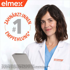 elmex Zahnpasta Kinder, 2-6 Jahren, 50 ml, Детская зубная паста для защиты молочных зубов от кариеса с фторидом, 2–6 лет, 50 мл