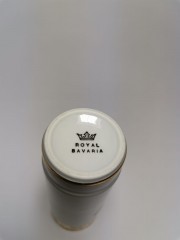 Royal Bavaria kleine vase echt gold, Роял Бавария Винтажная Вазочка с позолотой с изображением Бранденбургских ворот 12см х 4см