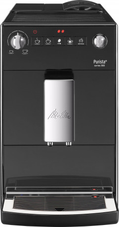 Melitta Melitta Kaffeevollautomat Purista F230-102, schwarz, Lieblingskaffee-Funktion, kompakt  extra leise  Полностью автоматическая кофемашина Melitta Purista F230-102, черная, функция любимого кофе, компактная, очень тихая