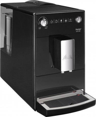 Melitta Melitta Kaffeevollautomat Purista F230-102, schwarz, Lieblingskaffee-Funktion, kompakt  extra leise  Полностью автоматическая кофемашина Melitta Purista F230-102, черная, функция любимого кофе, компактная, очень тихая