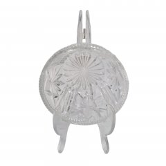 Вазочка винтажная I Stil Walther Glas, небольшая, хрусталь, 9.5 см, Германия, 1970-80гг.