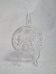 Вазочка винтажная I Stil Walther Glas, небольшая, хрусталь, 9.5 см, Германия, 1970-80гг.