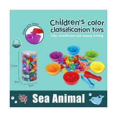 frler frler Baby Meerestiere Montessori Mathe Spielzeug Lernspiele fur Kinder Frler детские морские животные Монтессори математические игрушки развивающие игры для детей