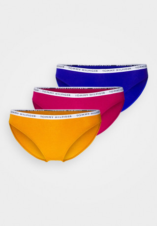 Tommy Hilfiger 3 PACK Briefs ital wine/gold/laz blue 3 НАБОР трусов Итальянское вино/золото/голубой лаз