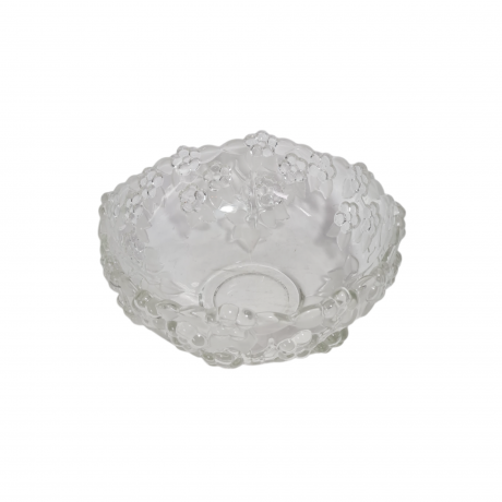 Вазочка винтажная Walther Glas "Виноградная лоза", стекло, 22 х 10 см, Германия, 1960-70гг.