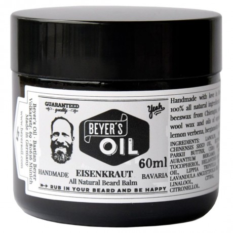 Beyer's Oil Beard Balm Eisenkraut  Бальзам для бороды Вербена