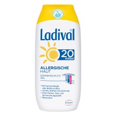 Ladival allergische Haut Gel LSF 20  гель для аллергической кожи SPF 20