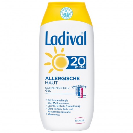 Ladival allergische Haut Gel LSF 20 гель для аллергической кожи SPF 20