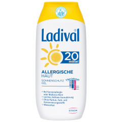 Ladival allergische Haut Gel LSF 20  гель для аллергической кожи SPF 20