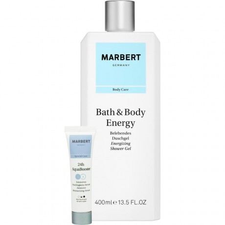 Marbert (Марберт)  Bath & Body Energy Shower Gel Гель для душа, + AquaBooster Serum 15 мл / 400 мл