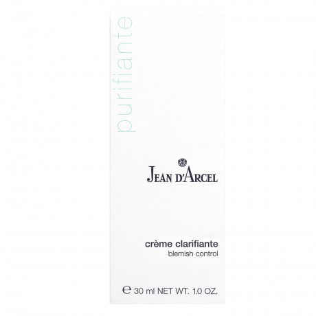 JEAN D'ARCEL creme clarifiante PURIFIANTE Spezialcreme fur fettempfindliche Haut stark antibakteriell creme clarifiante PURIFIANTE специальный крем для чувствительной к жирности кожи сильно антибактериальный