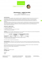 Krauterhaus Sanct Bernhardt Glucomannan - Weight loss drink, 126 г