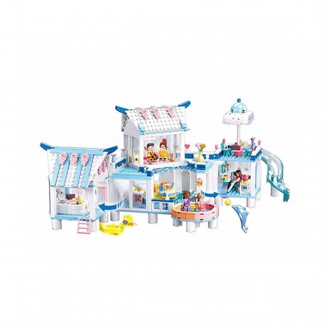 Sluban Klemmbausteine Sea-View Pool Villa (938 Teile) Вилла с бассейном и видом на море (938 шт.)