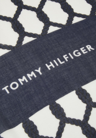 Tommy Hilfiger COAST SCARF Scarf weathered white mix ПОБЕРЕЖНЫЙ ШАРФ Шарф выветренная белая смесь