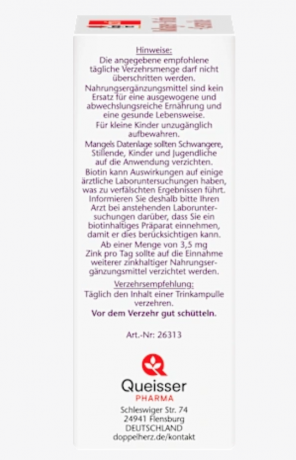 Doppelherz Kollagen + Biotin + Ceramide Trinkampullen 10 St, 250 ml, Ампулы для питья с коллагеном, биотином и церамидами, 25мл х 10 штук