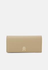 Tommy Hilfiger CASUAL LARGE WALLET Wallet beige ПОВСЕДНЕВНЫЙ БОЛЬШОЙ КОШЕЛЕК Бумажник бежевый