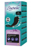 Duchesse Slipeinlagen String & Slip Black, 28st x 10packs, ежедневные прокладки женские для стрингов (Германия), черные тонкие, незаметные на белье, дышащие без отдушек 28шт x 10упаковок