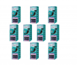 Duchesse Slipeinlagen String & Slip Black, 28st x 10packs, ежедневные прокладки женские для стрингов (Германия), черные тонкие, незаметные на белье, дышащие без отдушек 28шт x 10упаковок