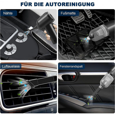 MOUTEN MOUTEN Akku-Hand-und Stielstaubsauger Handstaubsauger Akku 2 in 1 Autostaubsauger Беспроводной ручной пылесос MOUTEN, ручной пылесос с аккумулятором, автомобильный пылесос 2 в 1