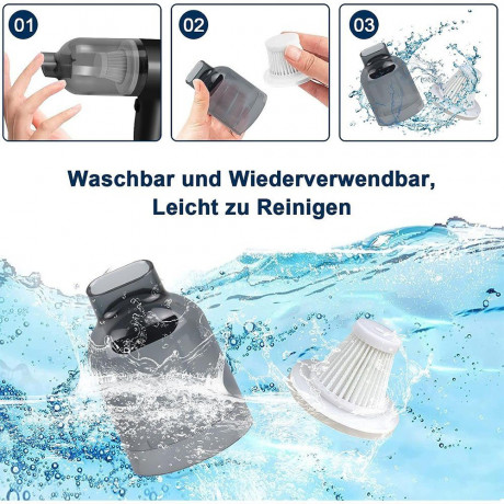 MOUTEN MOUTEN Akku-Hand-und Stielstaubsauger Handstaubsauger Akku 2 in 1 Autostaubsauger Беспроводной ручной пылесос MOUTEN, ручной пылесос с аккумулятором, автомобильный пылесос 2 в 1