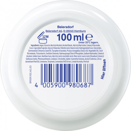 NIVEA Soft Creme, 100 ml, Нивеа Освежающий увлажняющий крем, масло жожоба и витамин E, для лица тела и рук, 100 мл