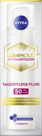 NIVEA Cellular Luminous 630 Anti-Pigmentflecken Tagespflege Fluid LSF 50, 40 ml, Нивеа Дневной флюид для лица, SPF 50, Luminous630, против пигментных пятен, 40 мл