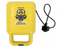 Fizz Creations Minions Waffelmaschine, Вафельница для бельгийских вафель Minions, 350 Вт, антипригарное покрытие, 22,5x22,5x9,5 см, пластик, жёлтый